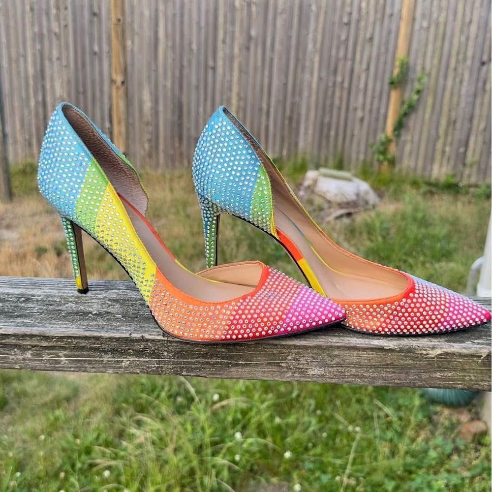 INC International Concepts Women's 4" Kenjay Pointed Toe D'Orsay Pumps Size 8